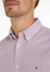 Tommy Hilfiger 1985 Flex Stripe Shirt, Rouge & Optic White