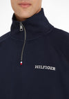 Tommy Hilfiger Embroidered Logo Half Zip Sweatshirt, Desert Sky