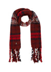 Tommy Hilfiger Fluffy Tartan Check Scarf, Multi