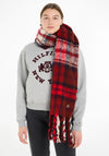 Tommy Hilfiger Fluffy Tartan Check Scarf, Multi