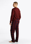 Tommy Hilfiger Pyjama Check Bottoms, Wine & Navy