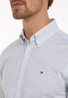 Tommy Hilfiger Mini Print Slim Fit Shirt, Optic White Multi