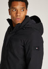 Tommy Hilfiger Padded Parka Jacket, Black