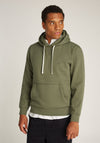 Tommy Hilfiger Essential Flag Logo Hoodie, Battle Green