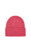 Tommy Hilfiger Essential Flag Fuzzy Beanie, Pink