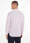 Tommy Hilfiger Flex Micro Print Shirt, Dark Magma