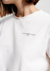 Tommy Hilfiger Womens 1985 Logo T-Shirt, White