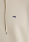 Tommy Jeans Flag Patch Logo Hoodie, Newsprint