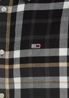 Tommy Jeans Classic Essential Check Shirt, Black