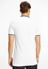 Tommy Jeans Tipped Stretch Polo Shirt, White