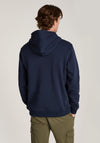 Tommy Jeans Gold Signature Logo Hoodie, Dark Night Navy