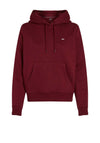 Tommy Jeans Flag Logo Hoodie, Burgundy