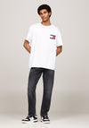 Tommy Jeans Flag Logo Graphic T-Shirt, White