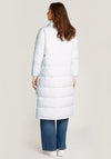 Tommy Jeans Womens Maxi Essential Puffer Long Coat, White