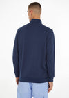 Tommy Jeans Graphic Half Zip Sweatshirt, Twilight Navy