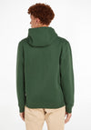 Tommy Jeans Flag Logo Hoodie, Collegiate Green