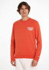 Tommy Jeans Graphic Sweatshirt, Burnt Vermillion