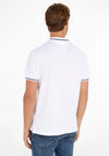 Tommy Jeans Tipped Collar Polo Shirt, White