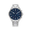 Tommy Hilfiger Men’s Axel Watch, Silver & Blue