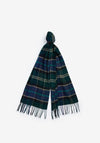 Barbour Yaxley Tartan Scarf, Navy & Loch Green