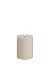 Deluxe Home Handmade LED Real Wax Candle 7,5 x 10cm, Rose