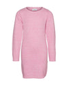 Vero Moda Girl Doffy Long Sleeve Knit Dress, Pink