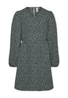 Vero Moda Girl Banny Long Sleeve Heart Dress, Balsam Green