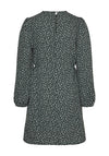 Vero Moda Girl Banny Long Sleeve Heart Dress, Balsam Green