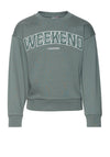 Vero Moda Girl Brenda Long Sleeve Sweater, Balsam Green