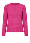 Vero Moda Doffy Soft Knit Sweater, Fuchsia