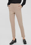 Vero Moda Maya Slim Leg Trousers, Beige