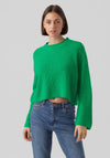 Vero Moda Sayla Knitted Sweater, Bright Green