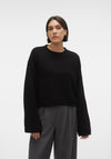 Vero Moda Sayla Knitted Sweater, Black