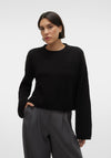 Vero Moda Sayla Knitted Sweater, Black