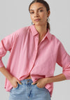 Vero Moda Queeny Relaxed Shirt, Sachet Pink