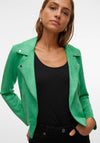 Vero Moda Jose Faux Suede Short Jacket, Bright Green