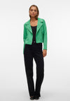 Vero Moda Jose Faux Suede Short Jacket, Bright Green