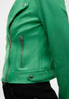 Vero Moda Jose Faux Suede Short Jacket, Bright Green