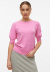 Vero Moda Holly Short Sleeve Sweater, Pink