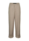 Vero Moda Ally Straight Leg Trousers, Light Brown