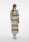 Vero Moda Millie Printed Shirt Dress, Birch