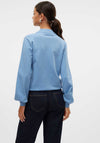 Vero Moda Mercury High Neck Sweater, Allure Blue