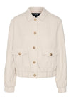 Vero Moda Suzimia Button Up Jacket, Beige