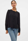 Vero Moda Alva Button Up Blouse, Black