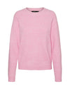 Vero Moda Doffy Knit Sweater, Fuchsia Pink