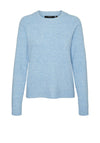 Vero Moda Doffy Knit Sweater, Baby Blue