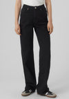 Vero Moda Tessa Wide Leg Jeans, Black