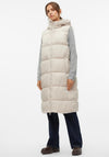 Vero Moda Ligaane Quilted Gilet, Stone