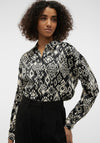 Vero Moda Gida Aztec Print Shirt, Black