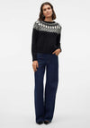 Vero Moda Simone Nordic Jumper, Black